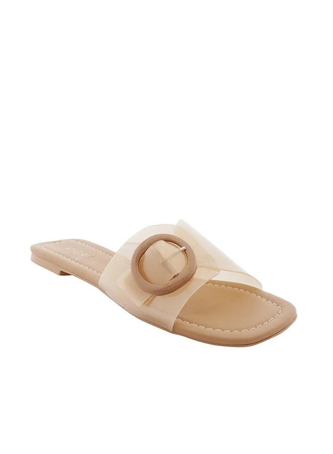 فايور صنادل أنيقة مزينة بإبزيم